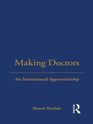 cover image of Making Doctors